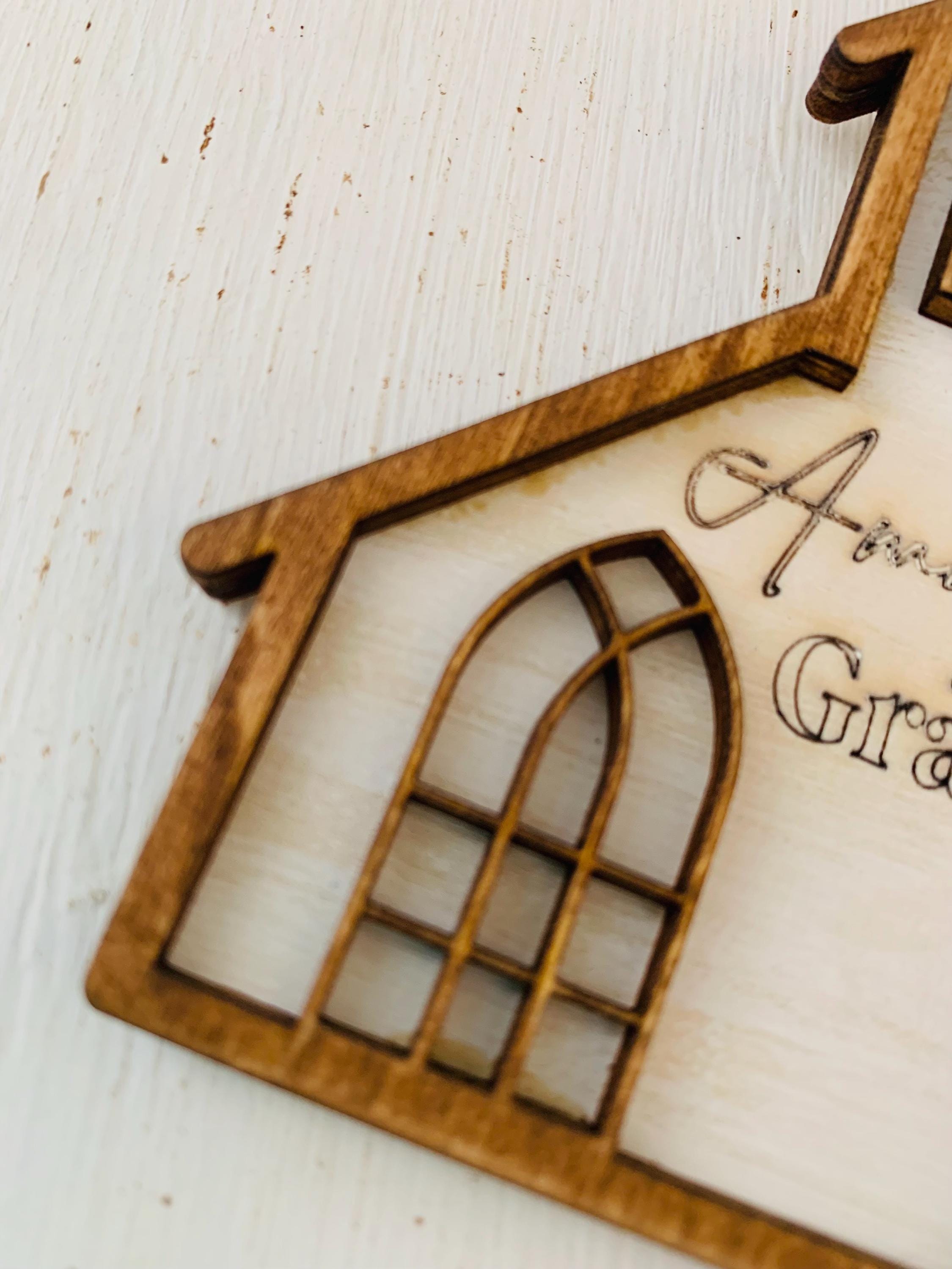 Rustic Church Merch Rustic Church Christmas Ornament –