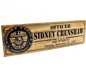 Police Department wooden Sign-Retirement Plaque-police retirement plaques-Police Promotion plaque-Military Police (CWD-670)