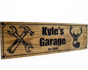 Garage Sign - Man Cave Sign - Hunting Sign (CWD-633)