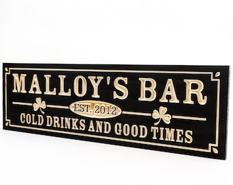 Custom Bar Sign - Bar Cart Decor - Cocktail Bar Sign (CWD-764)