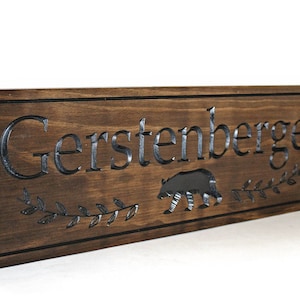 Family Name Sign - Welcome Sign - Realtor Closing Gift (CWD-524)