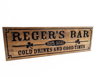 Custom Pub Signs Etsy