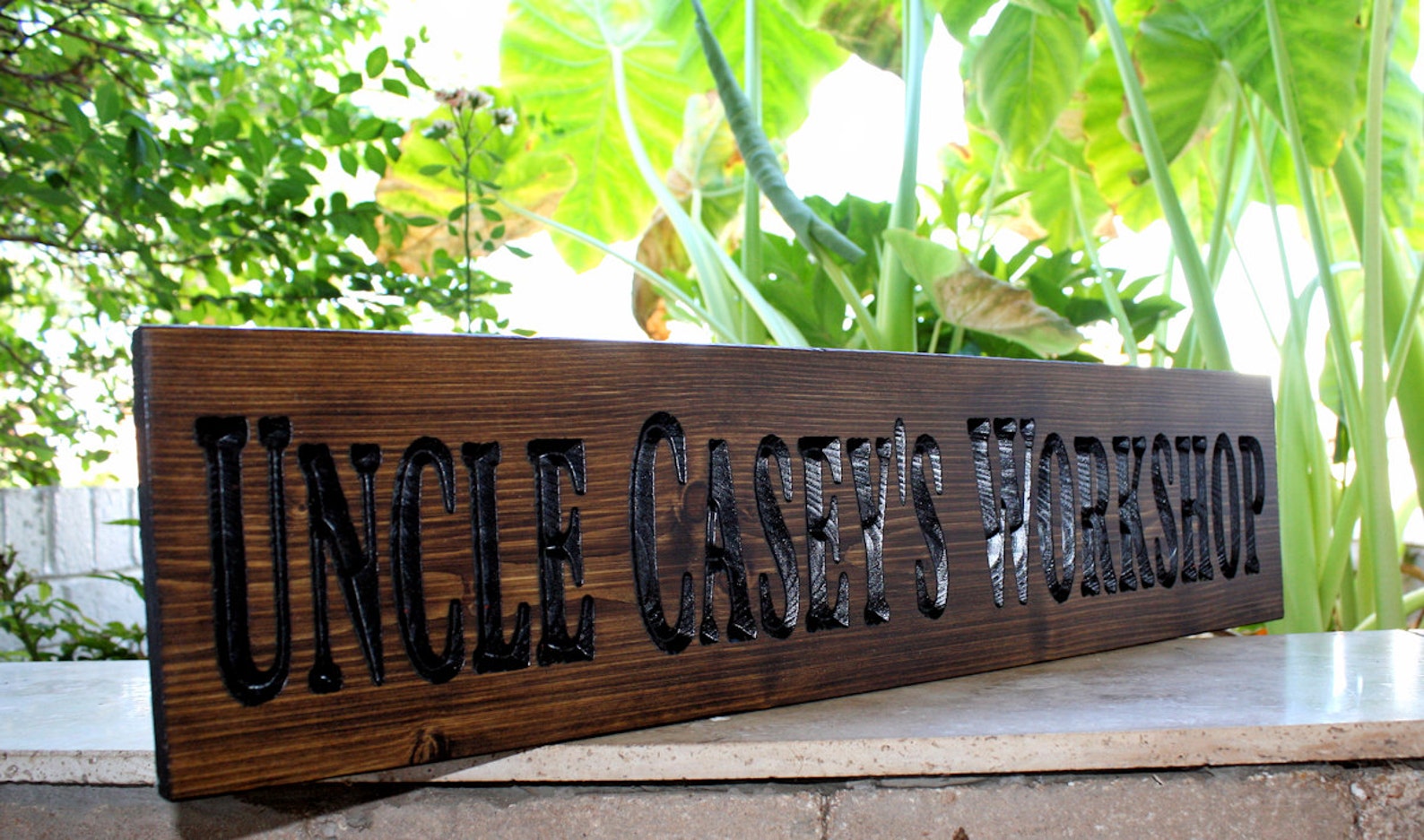 SHOP Sign Rustic Sign Personalized Wooden Shop Etsy