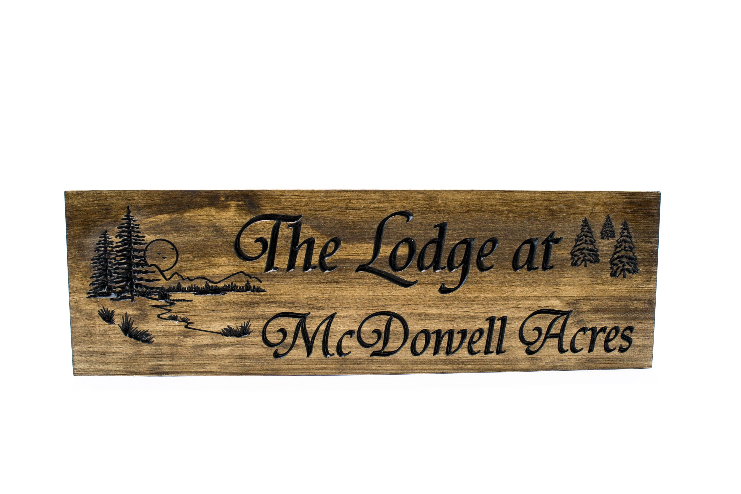 Mountain House Sign Lodge House Decor Forest Theme Family Etsy