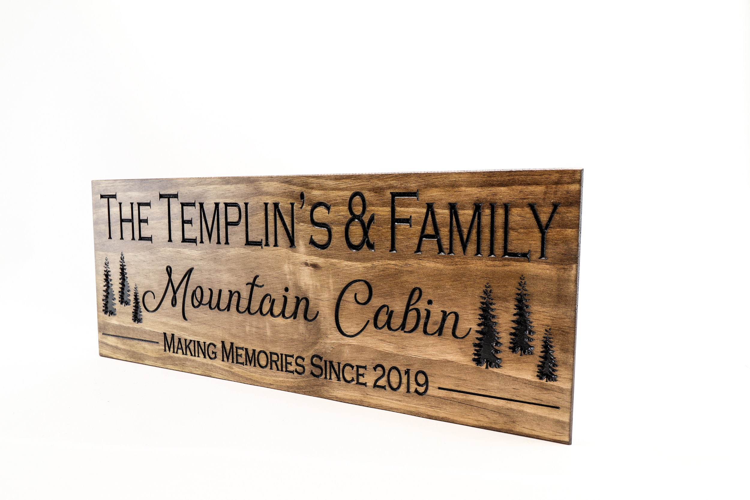 Mountain House Sign Lodge House Decor Forest Theme Family Etsy