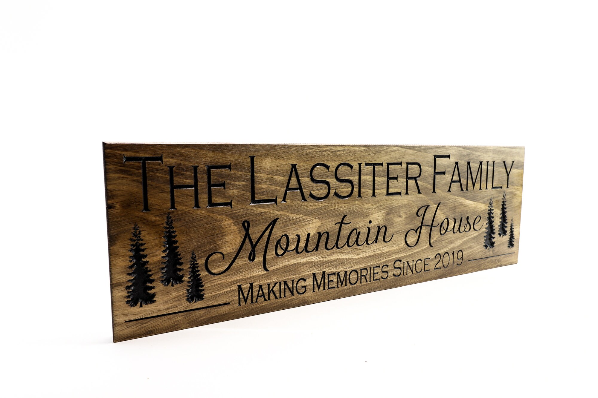Mountain House Sign Lodge House Decor Forest Theme Family Etsy