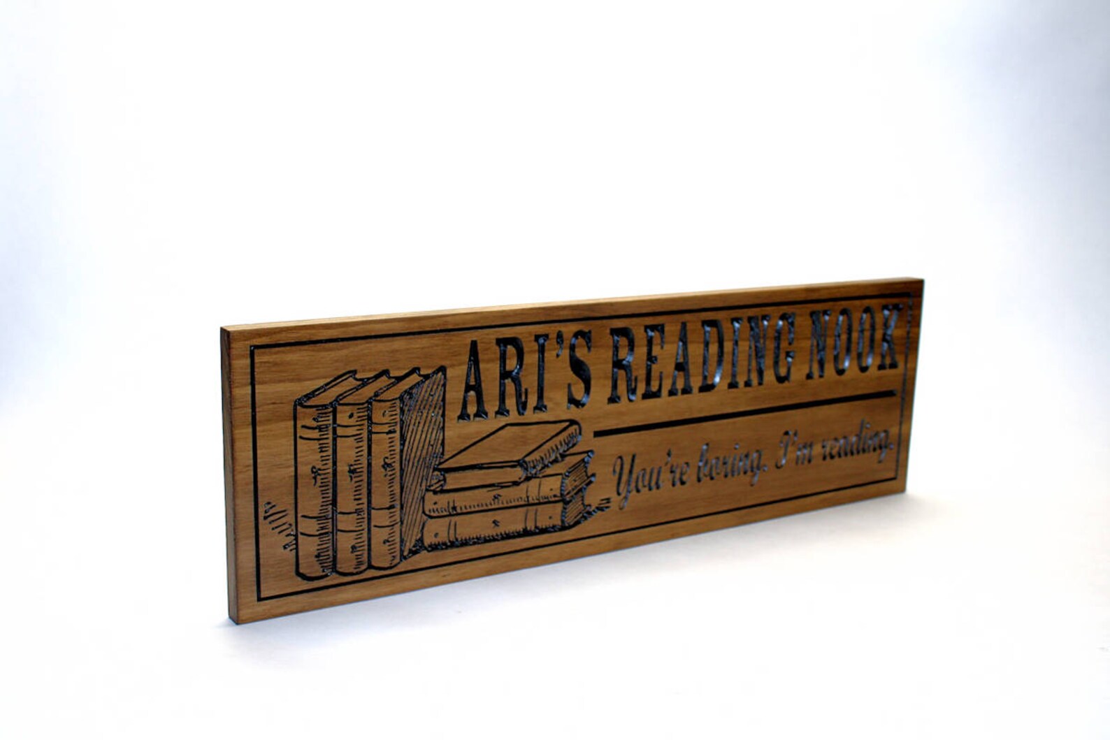 Reading Nook Sign-book Sign-family Sign-marriage Sign-custom - Etsy