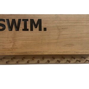 Medal Display - Trophy Shelf - Swim - Ribbon Display (CWD-811) - Etsy