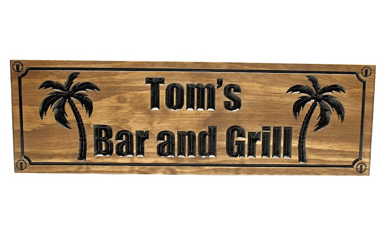 Out R Inn Bar Sign Bar Sign - Outdoor Bar - Beach Bar (CWD-577) - Etsy