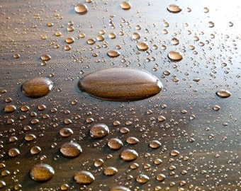 Upgrade to OUTDOOR finish for a sign, weatherproof sealer