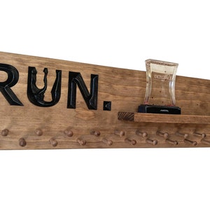 Medal Display - Trophy Shelf - Gymnast Trophies - Running Medal Holder - Ribbon Display (CWD-792)