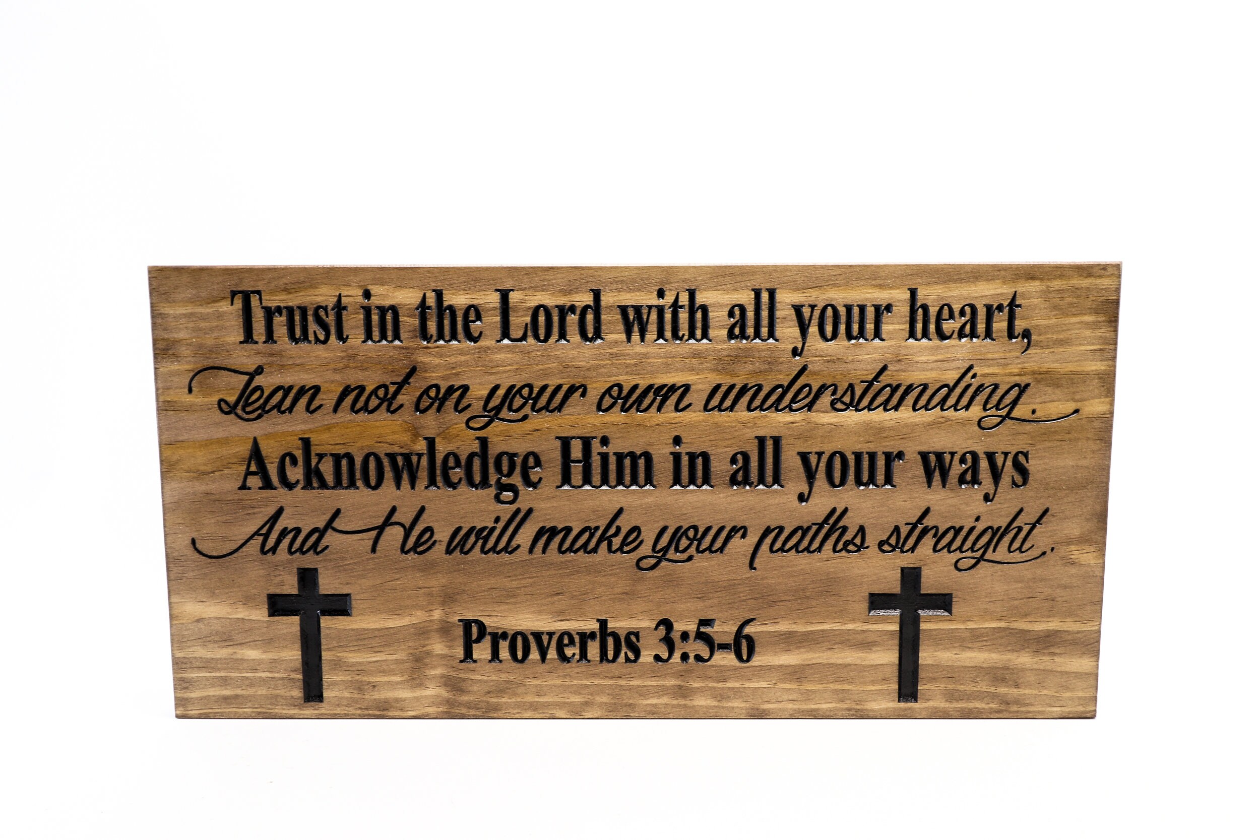 Bible Verse Sign - Christian Wall Art (CWD-712) - Etsy