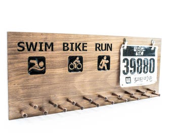 Triathlon Medal display - Iron Man - Running Medal Holder-(CWD-597)