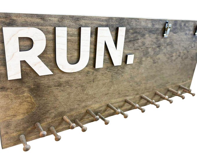 Medal Display - Running Medal Holder - Marathon - Bib and Ribbon Display (CWD-828)