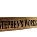 SHOP Sign Rustic Workshop Sign Personalized Wooden Shop - Etsy
