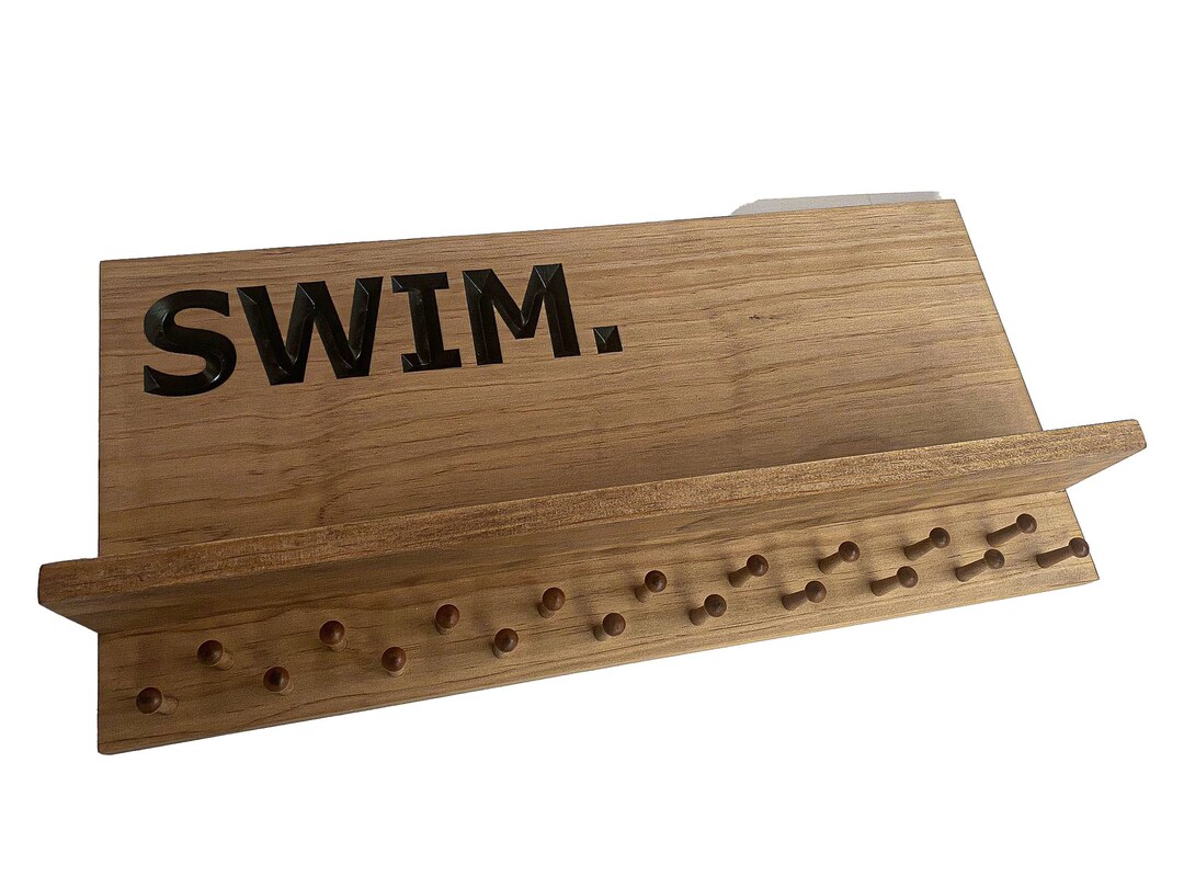 Medal Display - Trophy Shelf - Swim - Ribbon Display (CWD-811) - Etsy