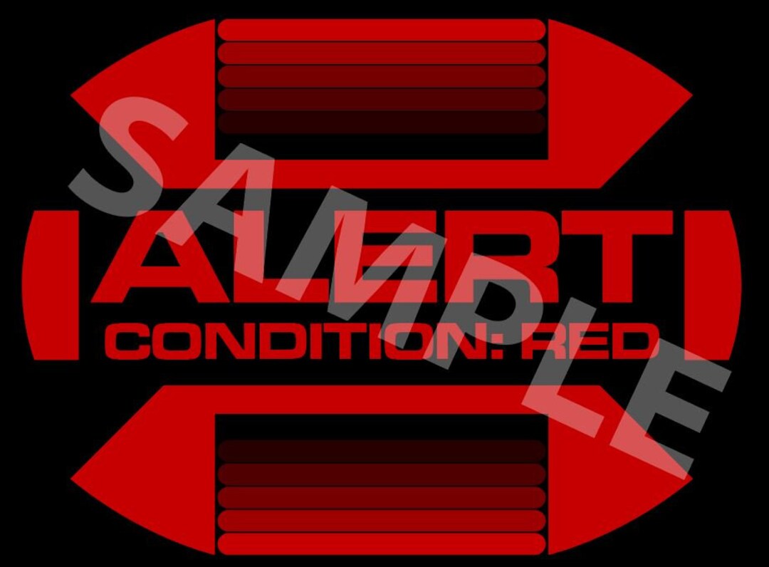Custom Red Alert Panel Etsy