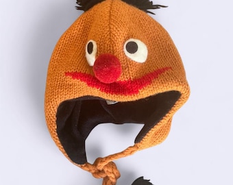 80s Toddler Bert Sesame Street Hat & Gloves Set Vintage CTW  display picture 1