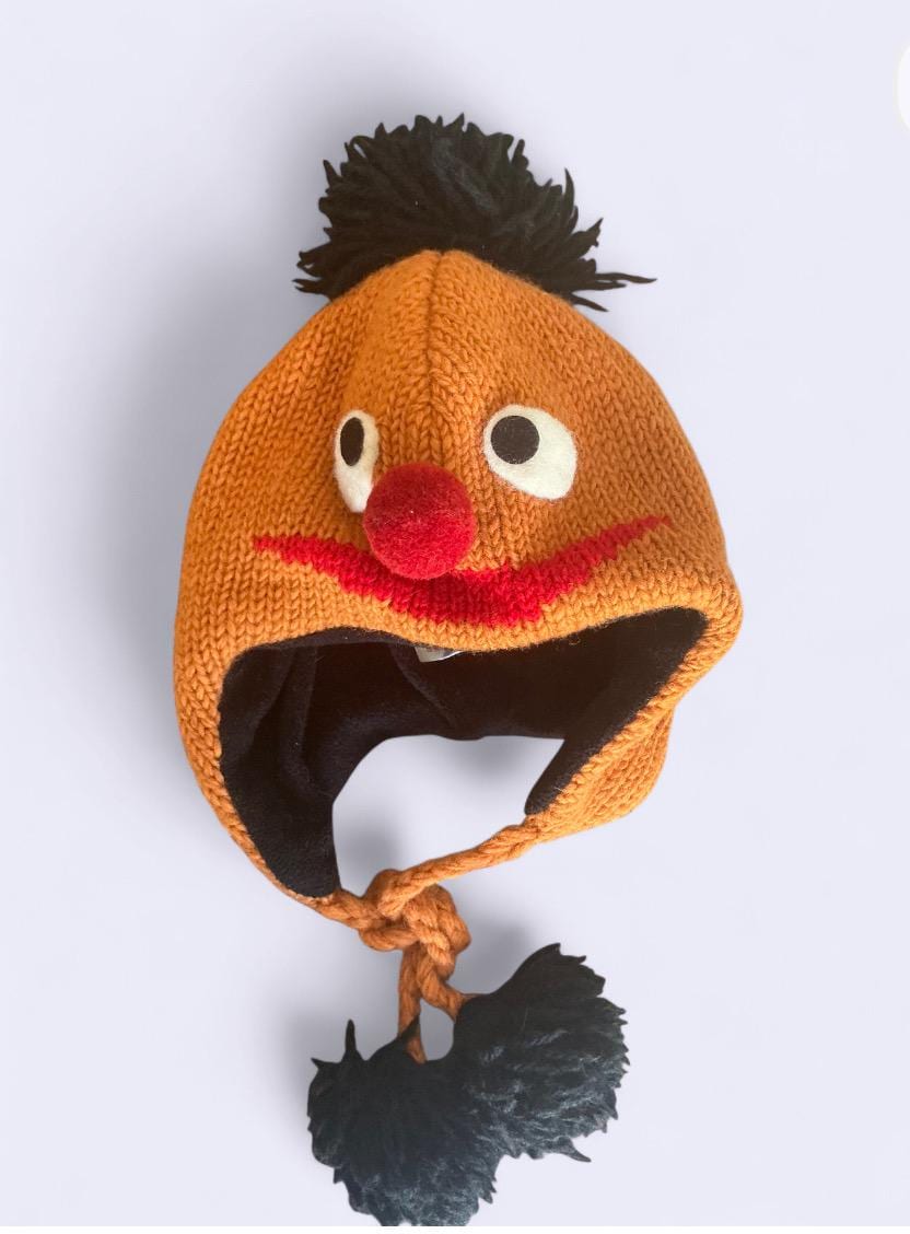 A Rare Vintage Kids Delux Knitwits Ernie Sesame Street Wool  display picture 2