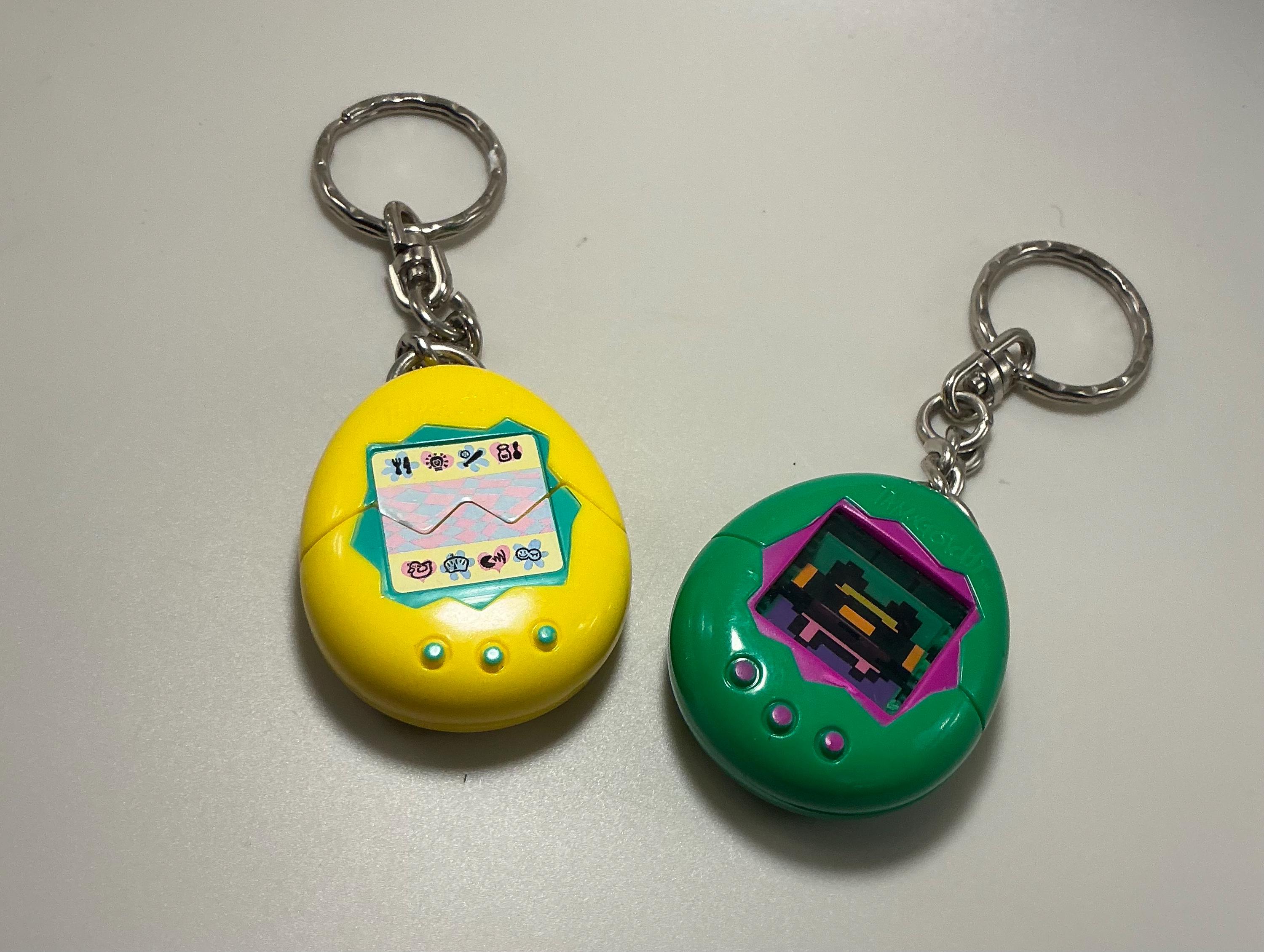 A Lot of Two Bandai Tamagotchi Key Ring 1997 Mcdonald's Happy Meal