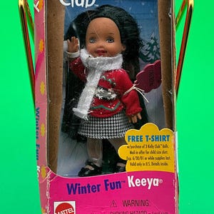 A Rare Vintage 2000 KELLY Club Winter FUN Keeya New HTF Doll