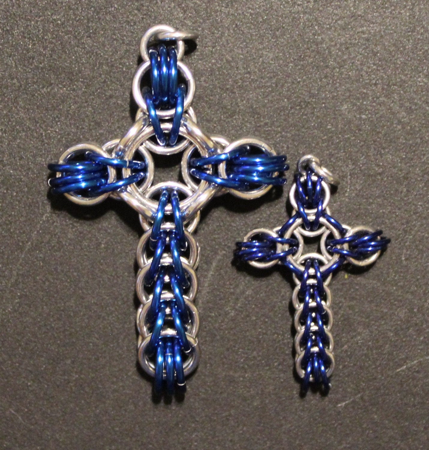 Chainmaille Celtic Cross Tutorial Etsy Sweden