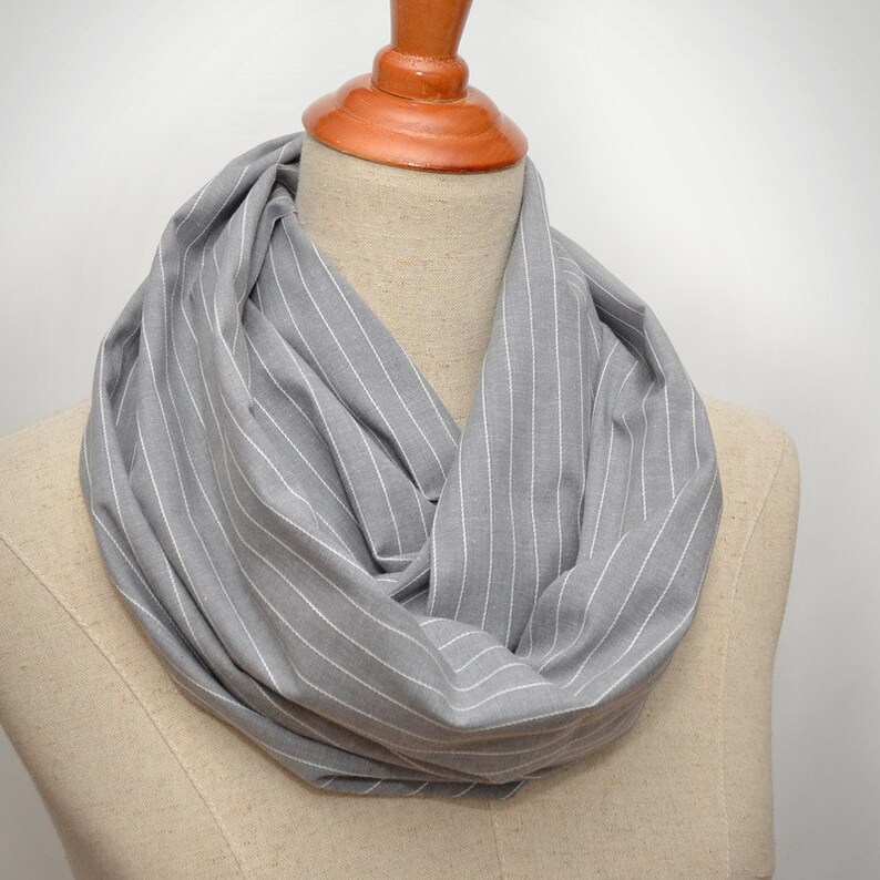 Unisex Cotton Infinity Scarf. Chunky Scarf. Natural Cotton. Etsy