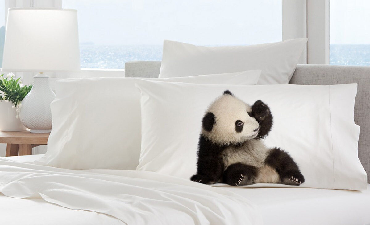 Printed Pillow Case Standard/queen Size Eco Friendly Bedding Etsy