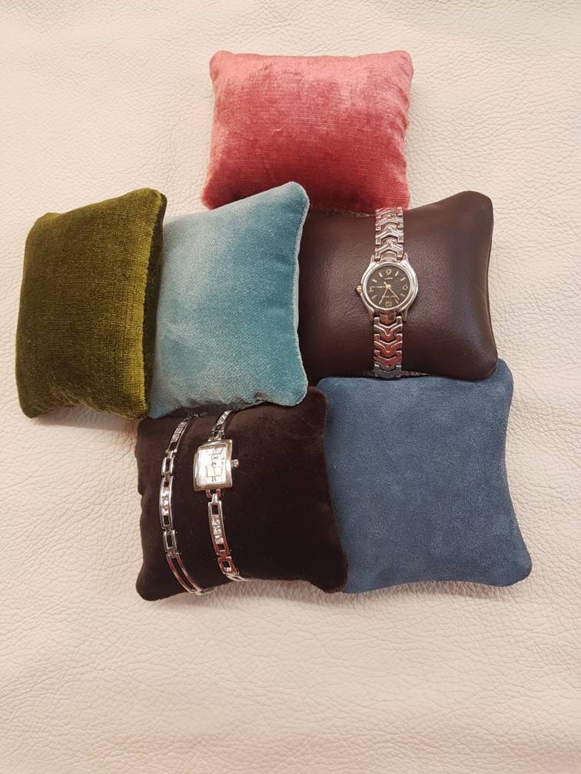 Velvet Watch Pillow Cushion Etsy
