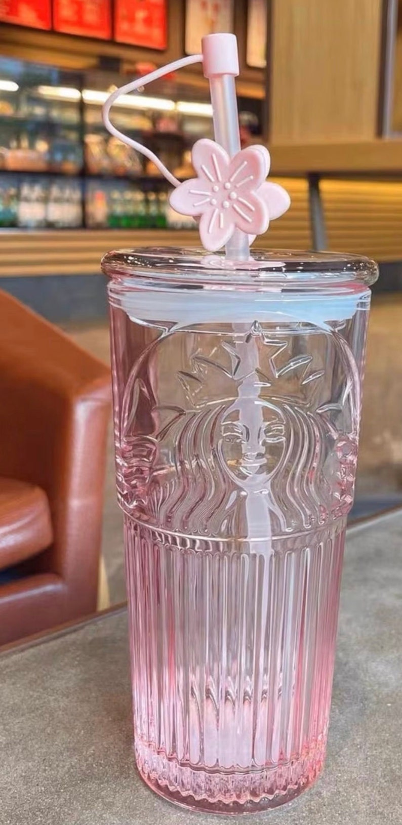 Starbucks Cherry Blossom Pink Classic Relief Sculpture Etsy