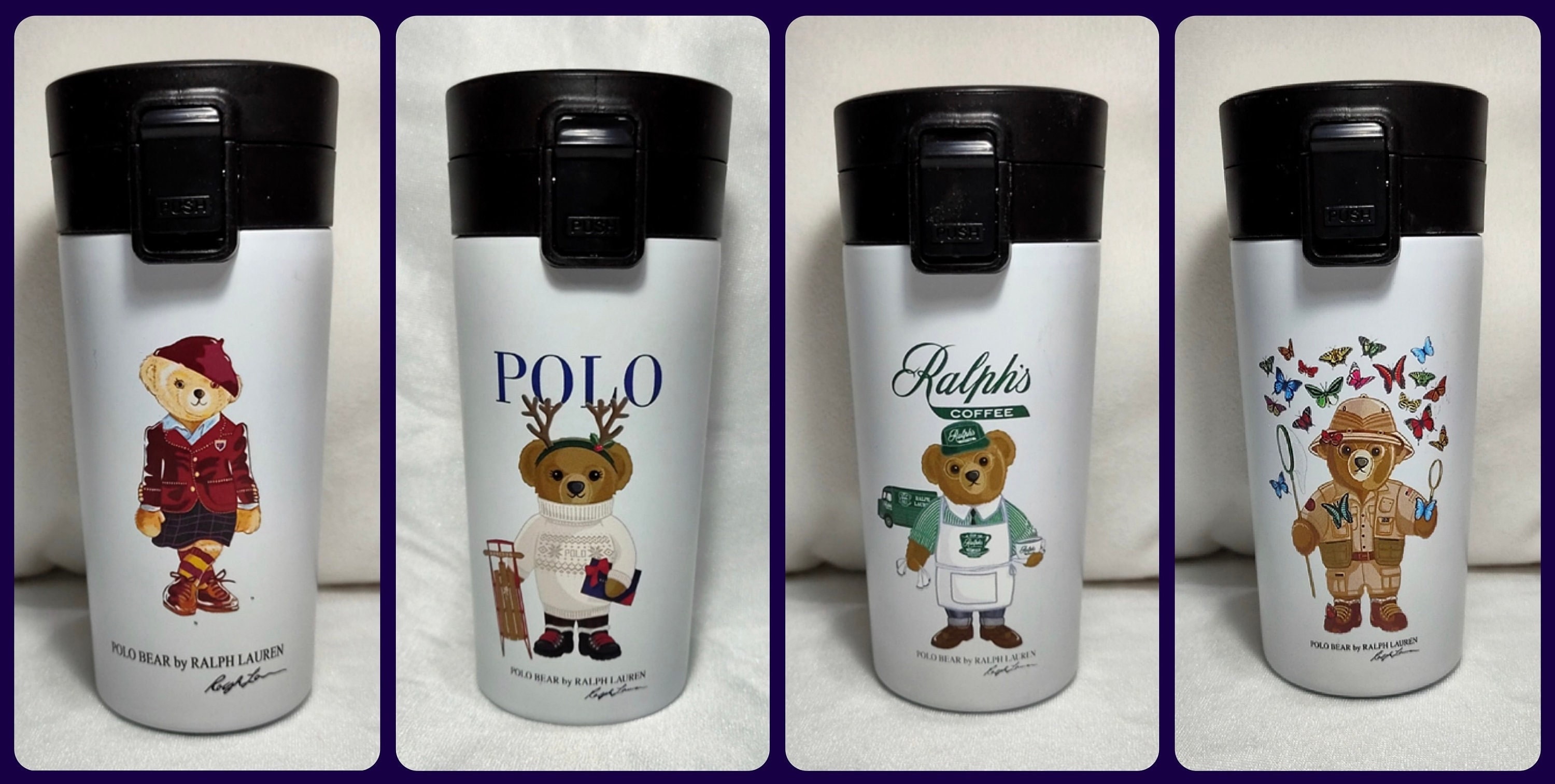Ralph Lauren Tumbler Cups Featuring Polo the Bear New Travel - Etsy