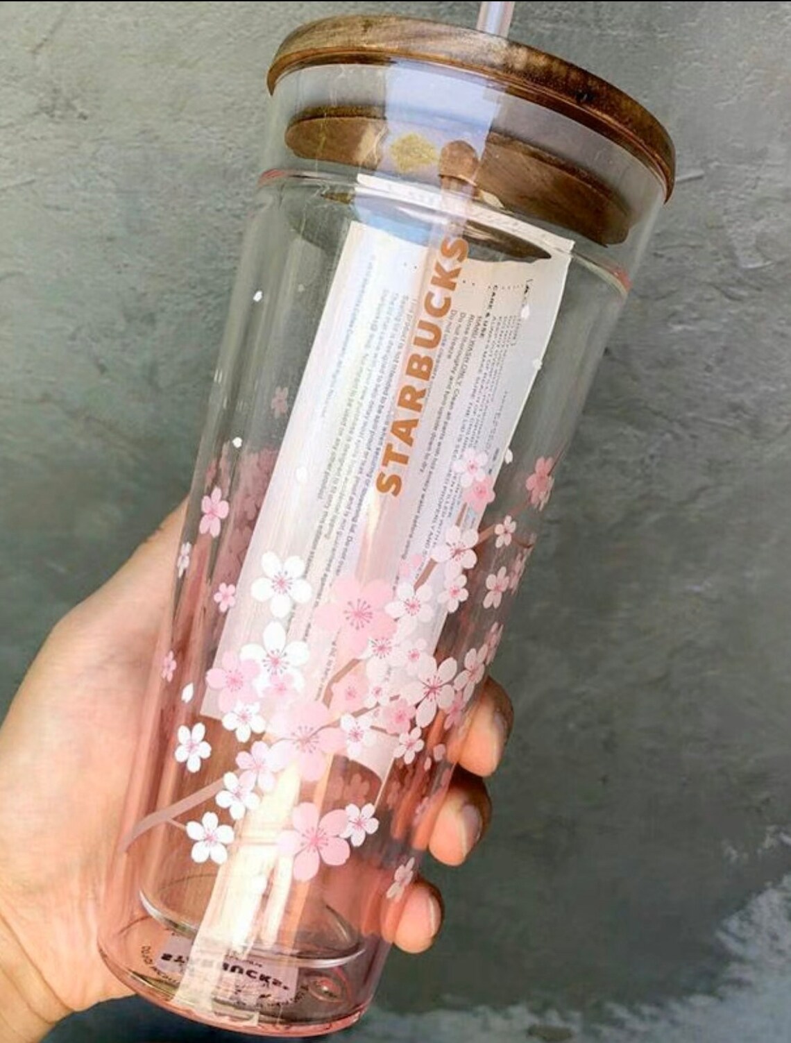 Starbucks Double Wall Glass Overseas Hot Cold Glass Straw Cup Etsy