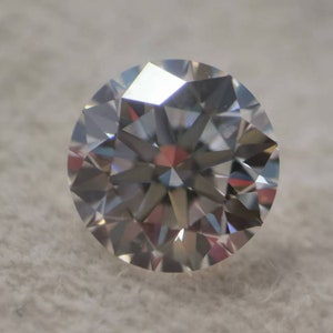 2.1 Carat Round Brilliant Cut Lab Diamond / G Color VS2 Lab Grown Diamond / Certified Round Diamond For Engagement Ring image 1