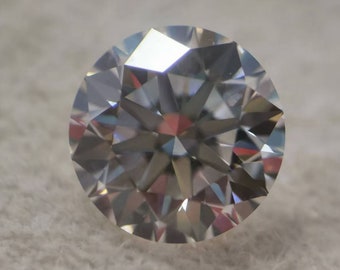 On sale-1.19 Carat Round Brilliant Cut Lab Diamond / E Color VS1 Lab Grown Diamond / Certified Round Diamond For Engagement Ring