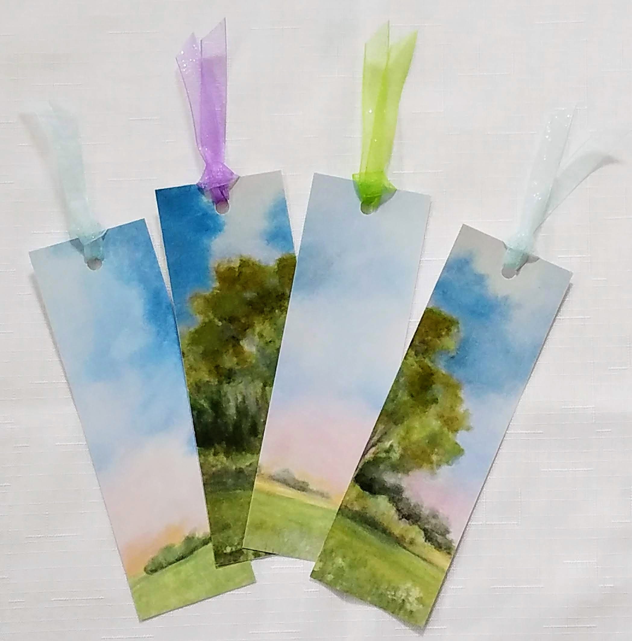 Bookmarks of the Seasons Four Seasons set of 4 Printable | Etsy