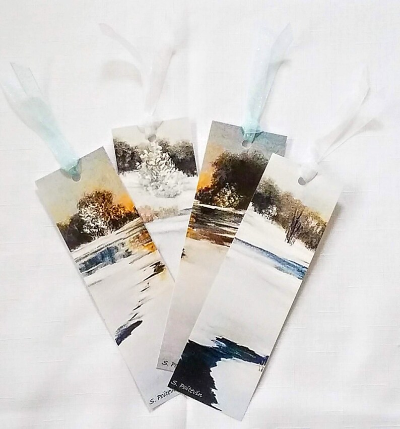 Bookmarks of the Seasons Four Seasons Set of 4 Printable | Etsy