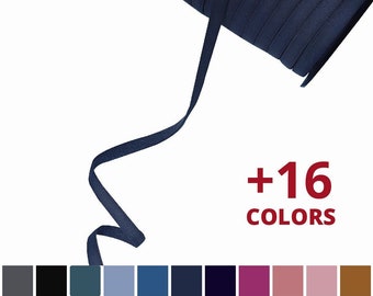 Matte Strap Elastic 1/4" or 7mm 54Y Rolls, Premium Quality Matte Finish, Bra Strap Elastic, Strapping Elastic, Lingerie Elastic, Plush Back