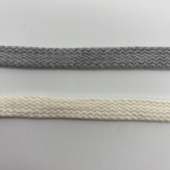 Sample] Thick Cotton Herringbone Ribbon 30mm (1-3/16) 3 Meters