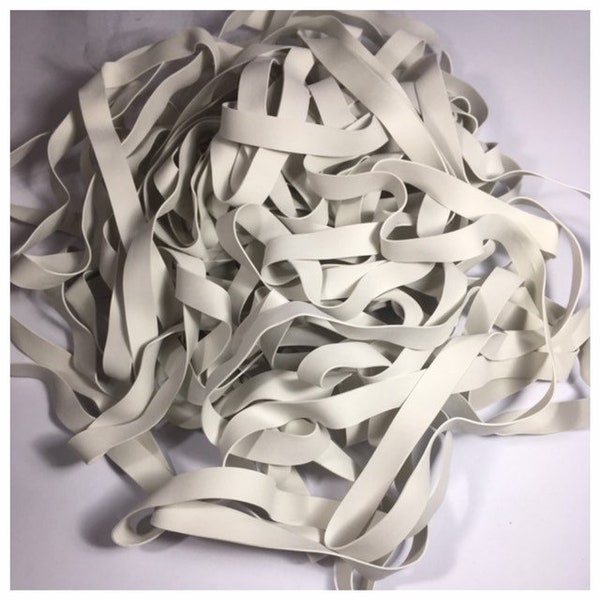 Thin Swimsuit Elastic 1/4" 5 yds / 10 yds / 50 yds - Rubber Swimwear Elastic - Swim Elastic - Rubber Band Elastic - 0.020" Thickness