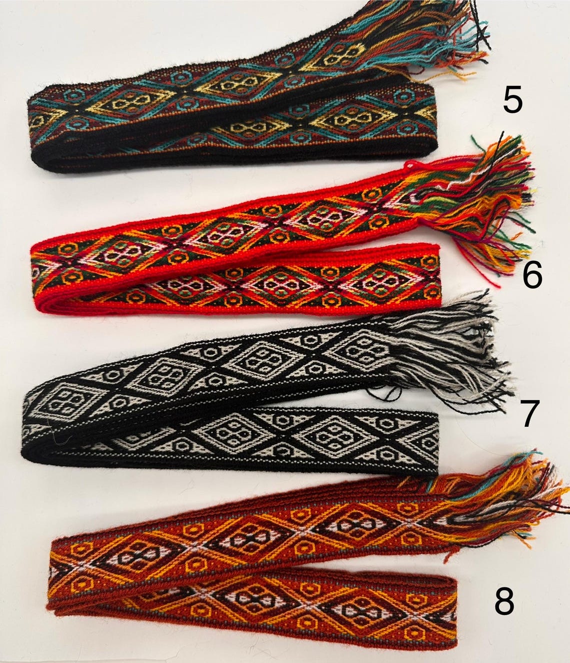 Sturdy Ribbon Woven Ribbon Trim 1 Inch Width (3 Cm), Sturdy Multicolor Ethnic Trim ...