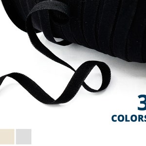 May include: Black, beige, and gray elastic ribbon. 3 COLORS.