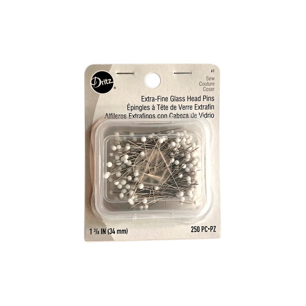 Ultra Fine Glass Head Pins Etsy