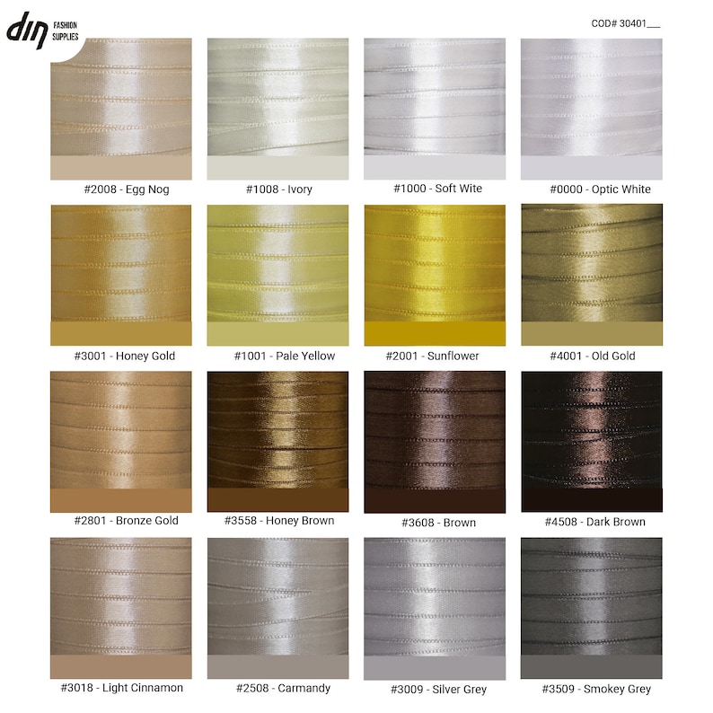 Satin Ribbon 1/4