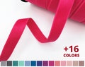 Bra Strap Elastic 3/4" Assorted Colors , Normal Shine  Semi Sheen - 5 yards - Satin Elastic with Plush Back