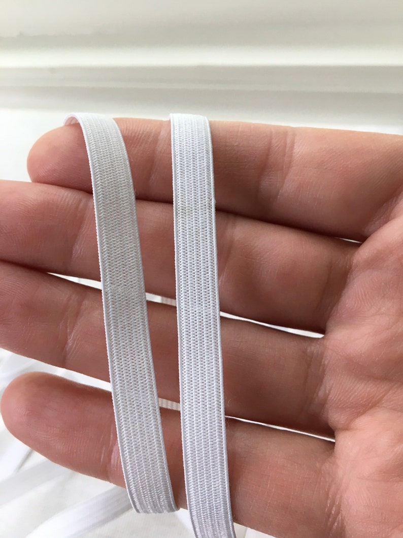 1/4 Inch Flat Elastic High Strength Knit Elastic Skinny Etsy