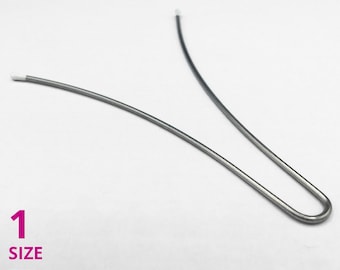 V Wire Bra Separator - Curved Shape | Height x Top Width: 111.5 x 76mm | Separator wire to support shape in bras, corsets, swimwear, dresses