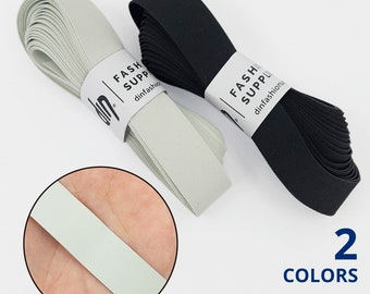 Rubber Swim Elastic 3/4 Inch, 5 Yards / 10 yds / 50 yds, 19mm, Rubber Band Elastic, European Quality Textured Rubber Elastic, Talc free!