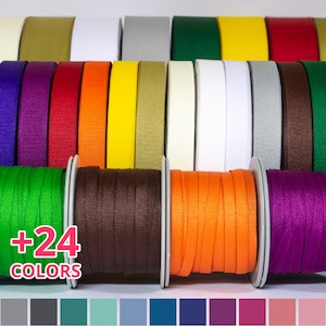 Ripsband 54Y Rolle Verschiedene Größen (1/4", 3/8", 5/8", 1", 1 1/2 ") Halbmattes Finish, doppelseitig, dekoratives Band Textilhandwerksband."