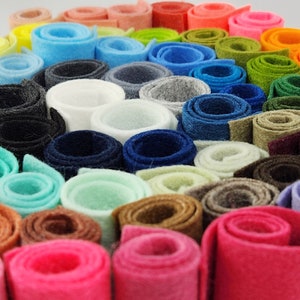 Polyester Felt - 50cmx70cm (20"x27.5") | Polyester Craft Felt Sheets | Ultra Soft Felt | Synthetic Felt | DIY Felt | Approx 1.25mm Thick