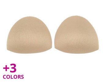 Bra and Swim Cups Rounded Shape | Used as Sew-In or Inserts | Removable Cups | Foam Bra Cup Inserts| Great for Bras, Swimwear, Dresses Dance